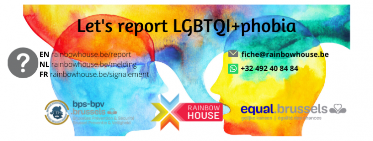 Let's report LGBTQI+phobia